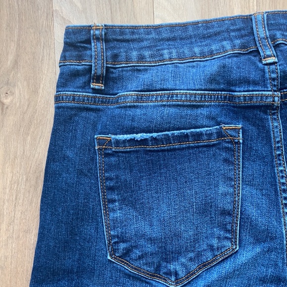 Kancan button fly distressed raw hem jean size 15 / 31 - Picture 15 of 17